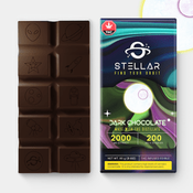 2000mg Vegan Deep Space Dark Chocolate Bar by Stellar Treats