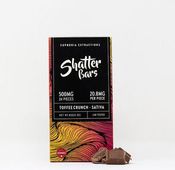 500mg Sativa Toffee Crunch Shatter Bar by Euphoria Extractions