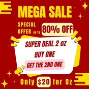 Buy 1 Oz - Get 2nd up 80% OFF