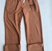 CAFE Brown Skull Design Sweat-Pants (XL)