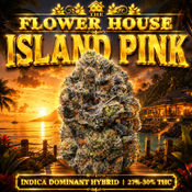 Island Pink | 27-30% THC | INDICA DOMINANT HYBRID | $120 OZ | $220 / 2OZS