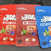 Soda Squares 3000MG-5000MG Gummies 40$-45$-50$ thumbnail 1