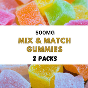 !Mix & Match Gummies by HIGH BITES 500mg (2-Pack)