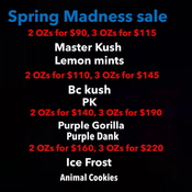 **Spring Madness sale 