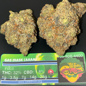 *********NEW DEAL* Gas Mask (AAAA+) THC: 31.5% CBD: 2.0%