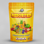 (New Release) Sky High Edibles 🍉 🍎 🍌 🥝 – Assorted Gummy 600mg THC