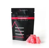 200mg THC Gummies by Elements Raspberry thumbnail 1