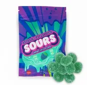 150mg Indica Blue Raspberry Sours by Euphoria Extractions (5mgx30) thumbnail 1
