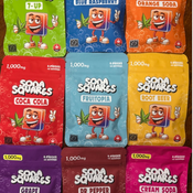 Soda Squares 1000mg- 1 pack $30, 5 packs $95, 10 packs $175, 20 packs $280