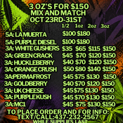   3OZ'S FROM $150
