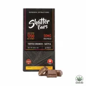 Euphoria Extractions Shatter Bars Sativa - Toffee Crunch, 1200mg thumbnail 1