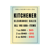 *** KITCHENER CLEARANCE SALES