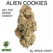 ALIEN COOKIES AAAAA+ 31-32% THC (2 OZ FOR $200) BY: SPACE CRAFT