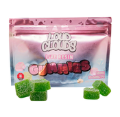 500mg Live Resin Green Apple Gummies by Loud Clouds thumbnail 1