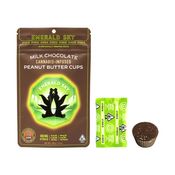 Emerald Sky Milk Chocolate Peanut Butter Cups - Hybrid 100mg 10pk