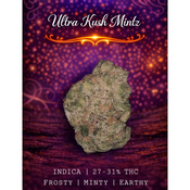 4/20 SALE | Ultra Kush Mintz | INDICA | $75 an oz | $110 for 2 ozs | $180 for 4 ozs | 