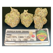 ********NEW* Vanilla Kush (AAAA) THC: 30% CBD: 1.9%