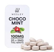100mg Choco-Mint Wesley Mints - 5mg x 20