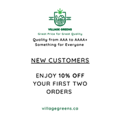 New Customer get 10% off first two orders