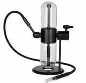 15" Glass Bong Gravity Rotating 360, Black thumbnail 1