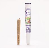 1 x 0.5g Infused Sticky Banger Pre-Roll Indica Strawberry Jam by KushKraft
