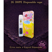 2G Dope Disposable Pen Live resin x Liquid Diamonds | WHOLESALE AVAILABLE thumbnail 1