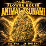 Animal Tsunami | 25-29% THC | SATIVA | $95 OZ | $160 / 2 OZ