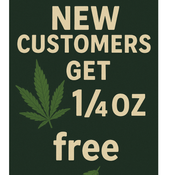 Free 1/4 Oz for New Customers