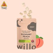 Willo 200mg THC Gummies: Pleasant Peach (Night)