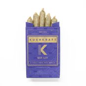 5 x 0.6g Pre Roll Pack Indica by KushKraft