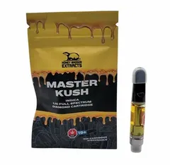 Master Kush 1G Liquid Diamond Cartridge by Honey Badger