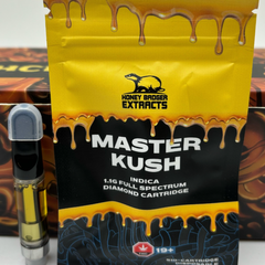 Honey Badger 1.1G FSE Cartridge-Master Kush