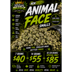 AAAA+ ANIMAL FACE SMALLS $85 OZ
