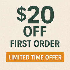 $20 off first order