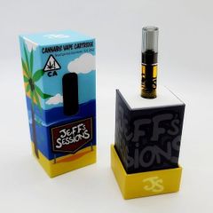 Jeff's Sessions Platinum Blueberry Kush 1g Distillate Vape