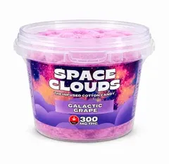 300mg Galactic Grape Space Clouds - Cotton Candy by Kush Kitchen