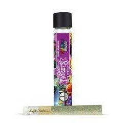 Infused Glass Tip Pre-Roll: Rainbow Runtz 1g Joint