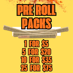 !! 5 PRE ROLLS PACKS !!