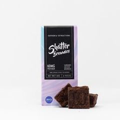 60mg Indica Shatter Brownies by Euphoria Extractions