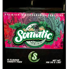 SOMATIC Premium 1G Disposable Vape Pens 10 Pack Variety $225