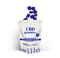 Willo 1000mg CBD Gummies: Blessed Blackberry Mango