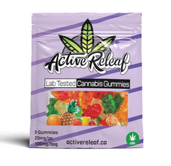 Orange 100mg CBD Gummies by Active Releaf