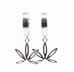 CAFE Silver Earrings 1 Pair
