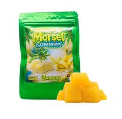 1000mg Morsel Gummes Banana by Solventless/Solven7ess (10x100mg)