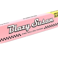 King Size Pink Rolling Papers by Blazy Susan