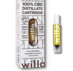 Cherry Wine - 1G CBD Vape Cartridge by Willo