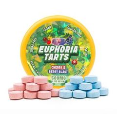 500mg Sativa Live Resin Cherry & Berry Tarts by Euphoria Extractions (SUGAR FREE, VEGAN FRIENDLY)