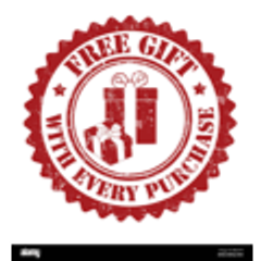 ************Free gift with every purchase