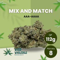 112g AAA – AAAA, Pick any 8 of 14 Grams – 12.5% OFF!!