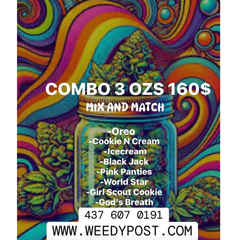 3 Ozs Combo $160